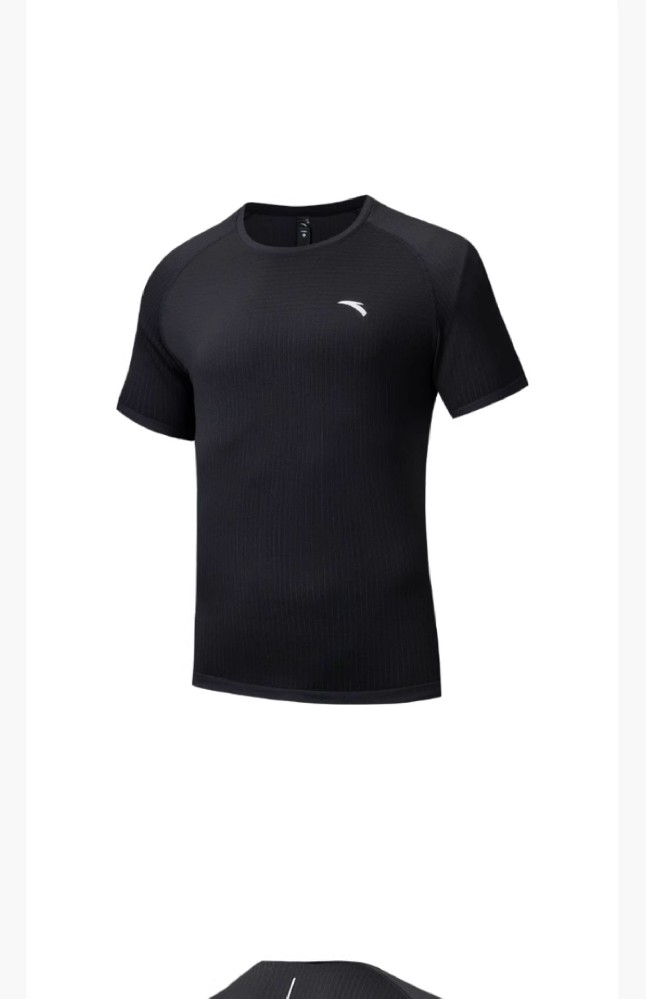 安踏運動套裝男士夏季速干冰絲薄款透氣健身服452520201-2