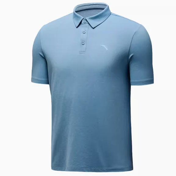 安踏型動Polo衫丨短袖t恤男士夏季透氣翻領(lǐng)商務(wù)冰絲休閑通勤上衣452520204-6