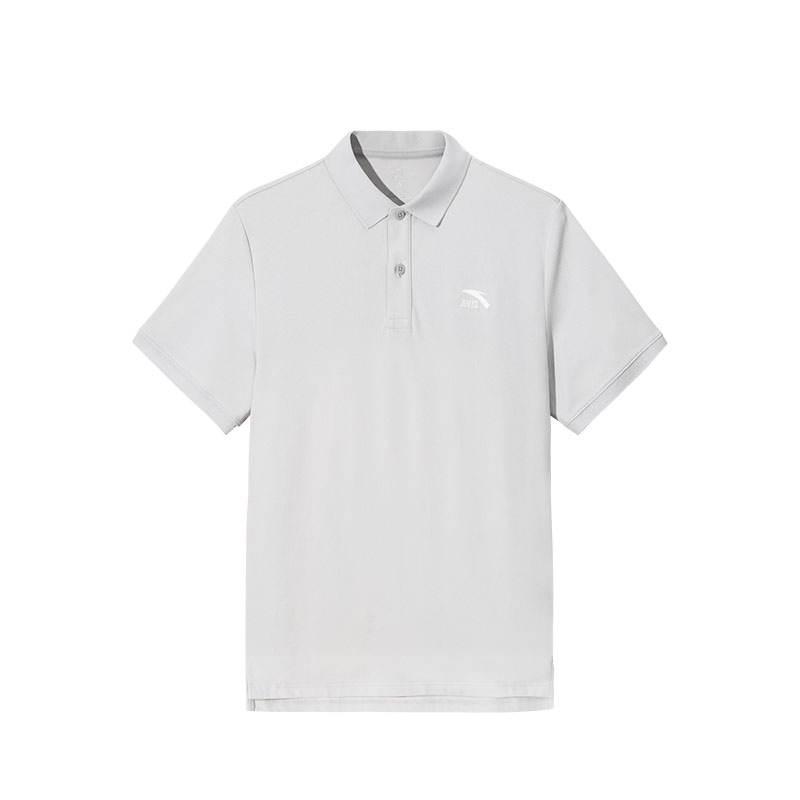 安踏短袖polo衫男夏季新款透氣翻領(lǐng)商務(wù)休閑t恤運動上衣152528121-6