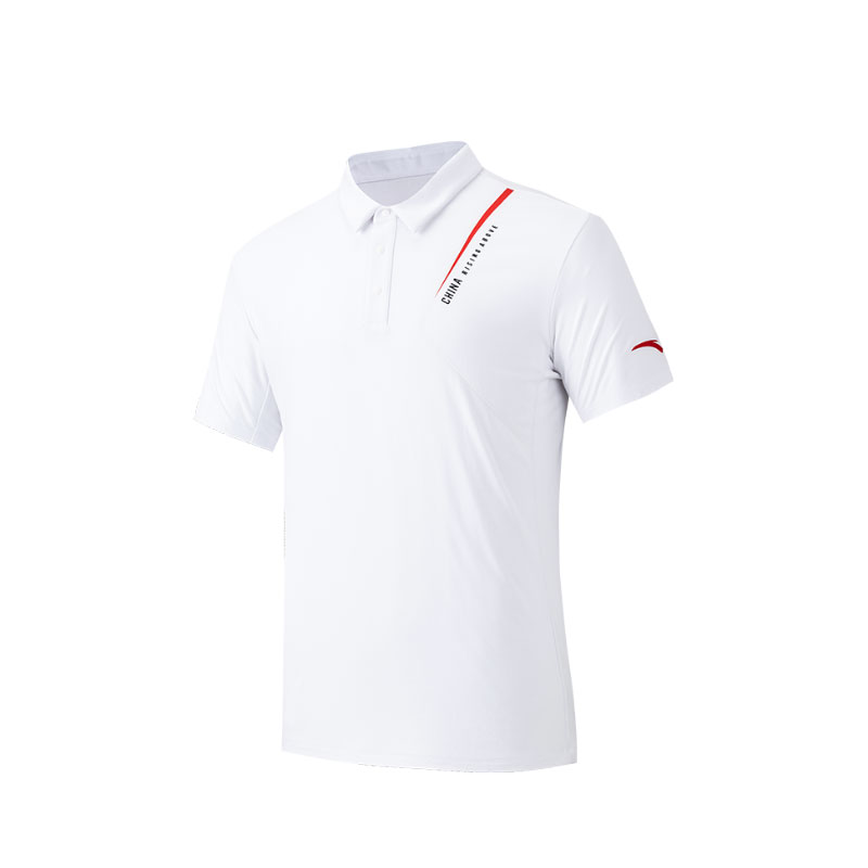 安踏polo衫短袖男士商務(wù)翻領(lǐng)冰膚t恤上衣152527137-1