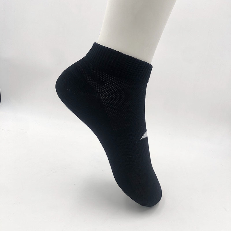 安踏男短襪2025新款全棉網(wǎng)眼透氣吸汗防臭短筒女運(yùn)動(dòng)襪192527311-1