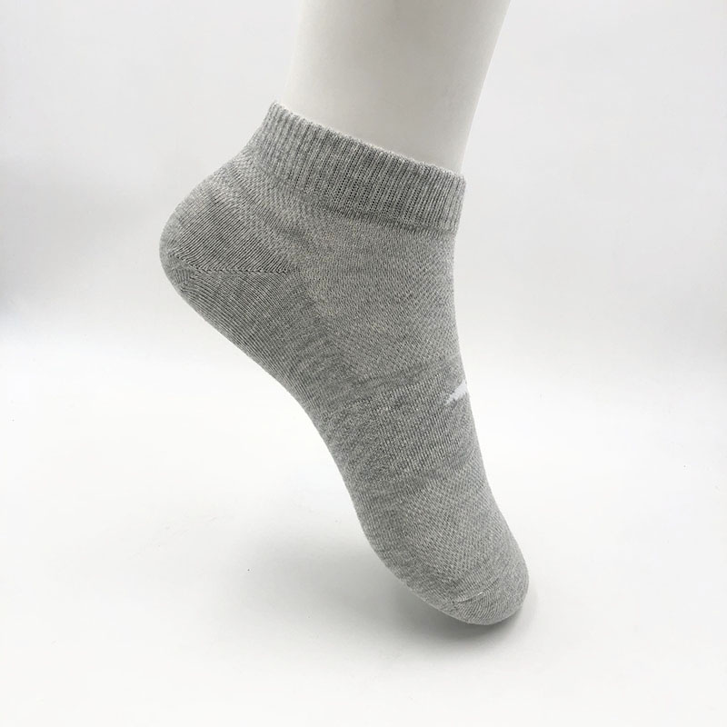 安踏男短襪2025新款全棉網(wǎng)眼透氣吸汗防臭短筒女運(yùn)動(dòng)襪192527311-2