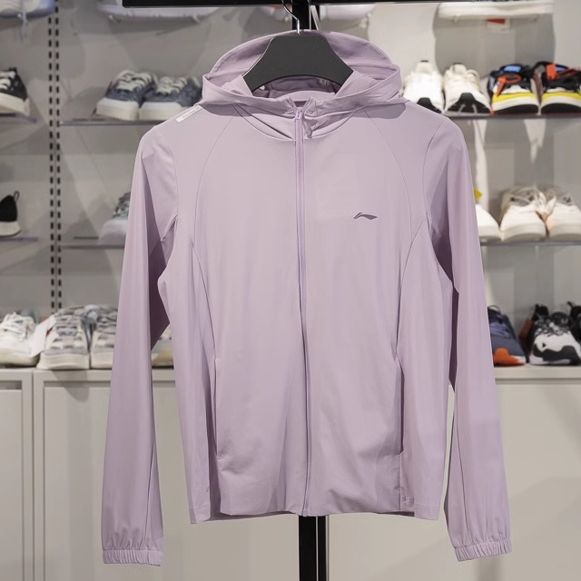 李寧正品女子運動風衣2025夏季防曬衣透氣防曬服外套AFDV980-1-2