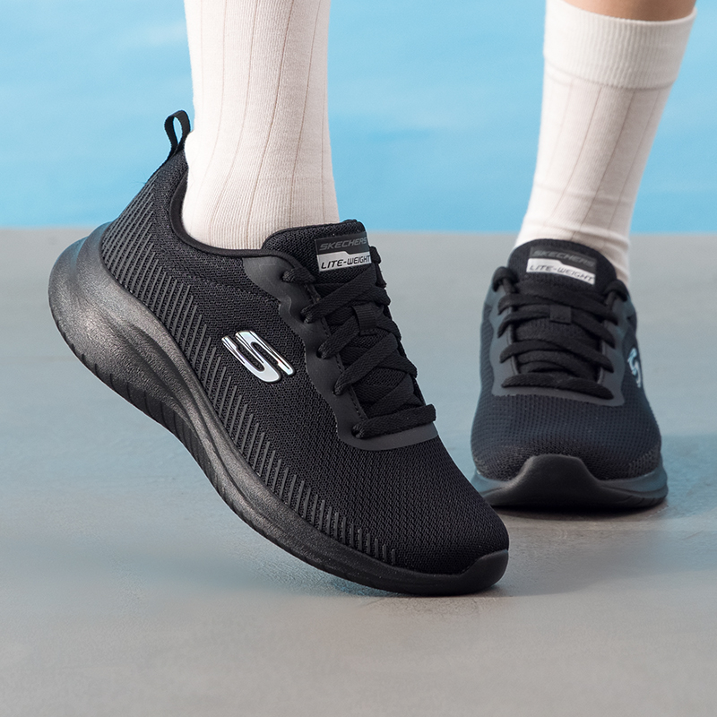 斯凱奇女鞋休閑鞋2025新款健步鞋防滑耐磨運(yùn)動(dòng)鞋897984-BBK